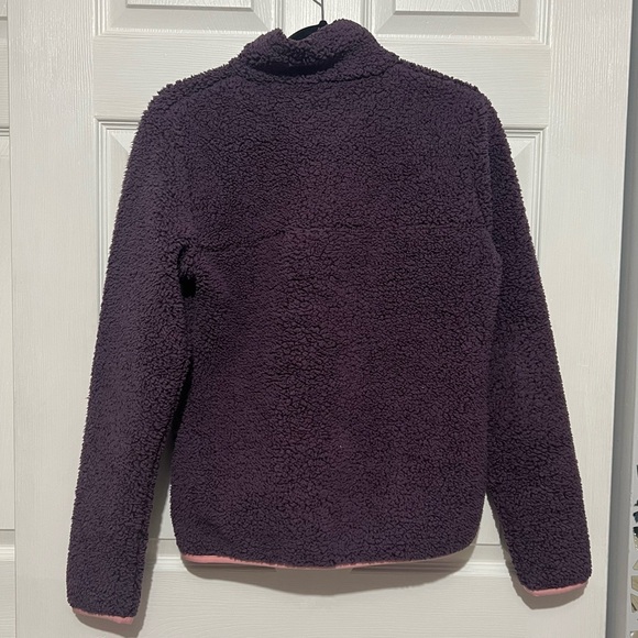 💗 Columbia - Purple Fleece Jacket with Pink Lining - Picture 6 of 8